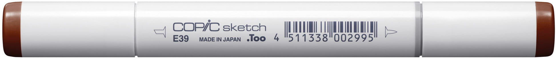 Copic Sketch Pinselstift, Doppelspitze – Pinselspitze, Medium Broad, alkoholbasiert, Leder