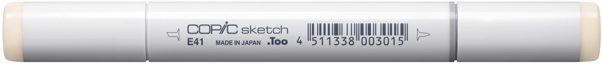 Copic Sketch Brush Pen, Doppelspitze – Pinsel + Medium Broad, alkoholbasiert, Perlweiss