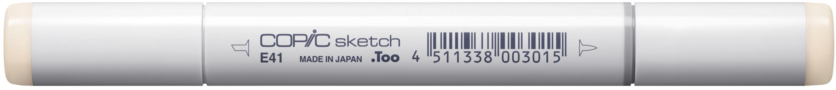 Copic Sketch Brush Pen, Doppelspitze – Pinsel + Medium Broad, alkoholbasiert, Perlweiss