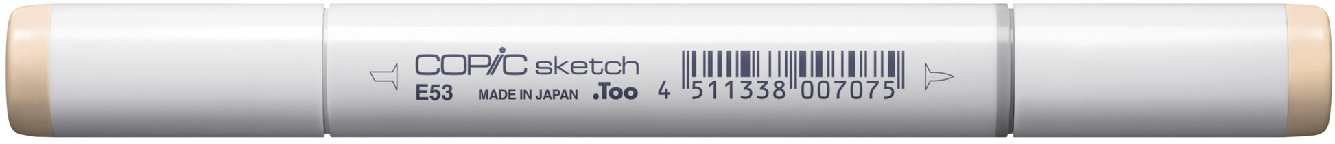 Copic Sketch Pinselstift, Doppelspitze – Kombi, alkoholbasiert, E53 Raw Silk