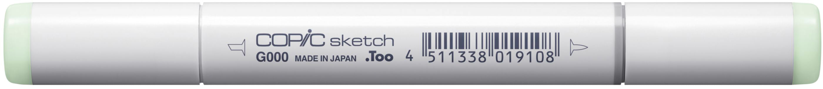 Copic Sketch Pinselstift, Doppelspitze – Kombi (Pinsel + Medium Broad), alkoholbasiert, hellgrün