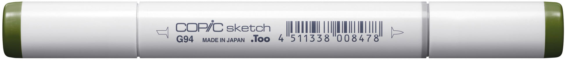 Copic Sketch Pinselstift, Doppelspitze – g94 grauoliv, für Copic Airbrushing-Layoutsystem