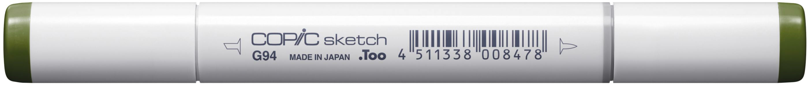 Copic Sketch Pinselstift, Doppelspitze – g94 grauoliv, für Copic Airbrushing-Layoutsystem