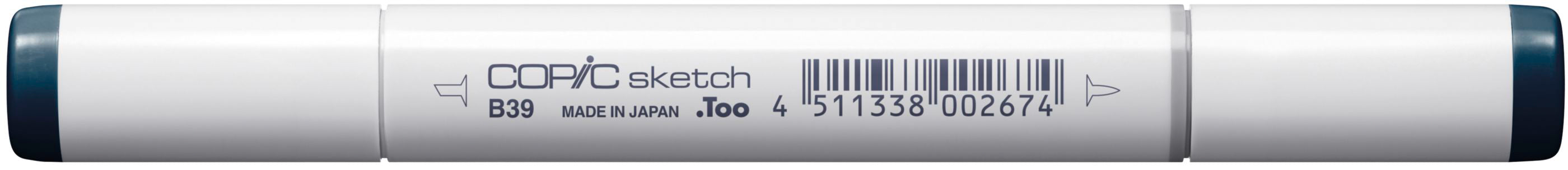 Copic Sketch Brush Pen, Doppelspitze – Pinselspitze + Medium Broad, alkoholbasiert, preussischblau