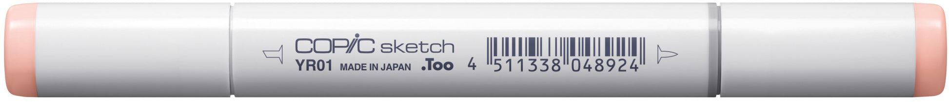 Copic Sketch Pinselstift, Doppelspitze – Kombi, alkoholbasiert, YR01 Peach Puff