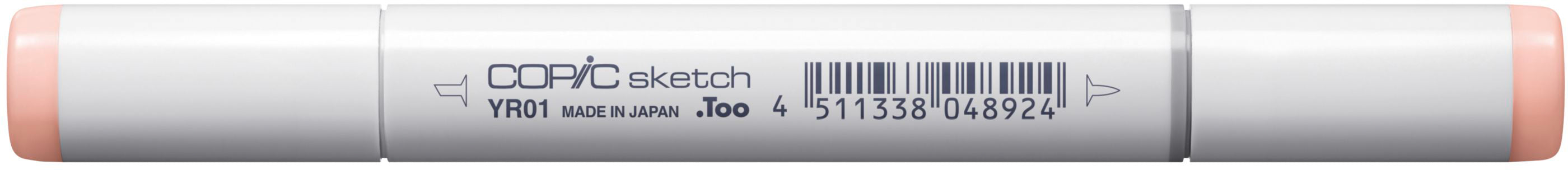 Copic Sketch Pinselstift, Doppelspitze – Kombi, alkoholbasiert, YR01 Peach Puff