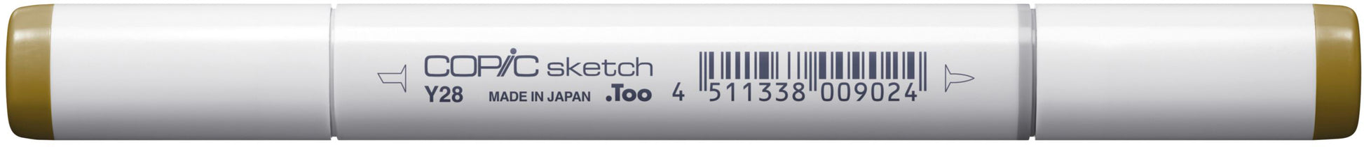 Copic Sketch Pinselstift – Doppelspitze, Kombi (Pinsel + Medium Broad), alkoholbasiert, Lionet Gold