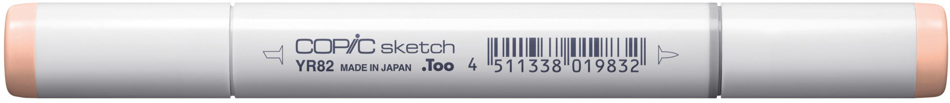 Copic Sketch Brush Pen – Doppelspitze, Kombi (Pinsel + Medium Broad), alkoholbasiert, YR82 Mellow Peach