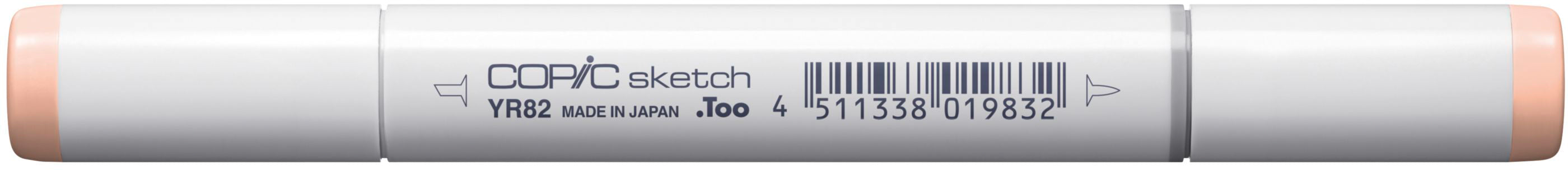 Copic Sketch Brush Pen – Doppelspitze, Kombi (Pinsel + Medium Broad), alkoholbasiert, YR82 Mellow Peach