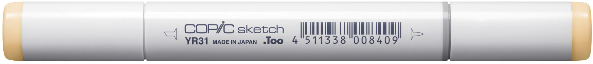 Copic Sketch Pinselstift, Doppelspitze – Kombi (Pinsel + Medium Broad), alkoholbasiert, YR31