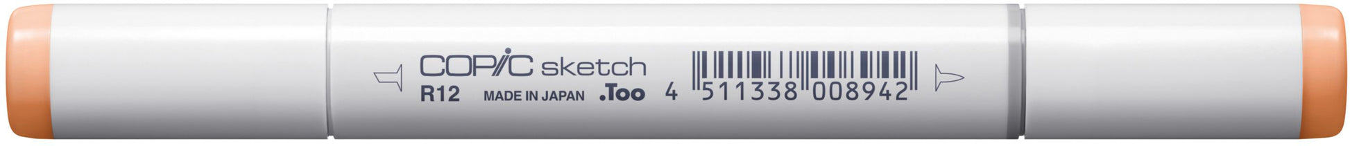 Copic Sketch Pinselstift, Doppelspitze – Kombi, alkoholbasiert, R12 Light Tea Rose
