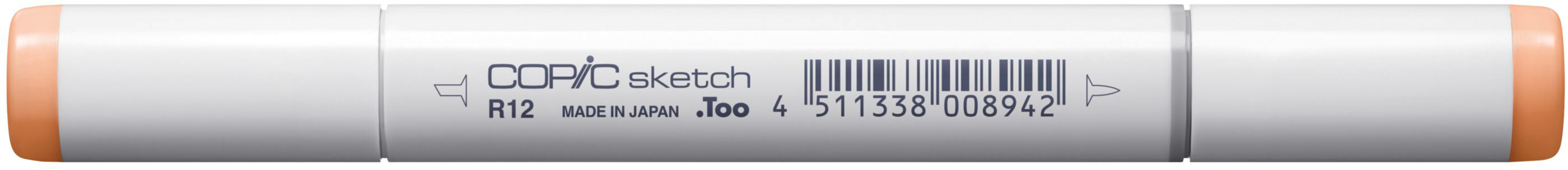 Copic Sketch Pinselstift, Doppelspitze – Kombi, alkoholbasiert, R12 Light Tea Rose