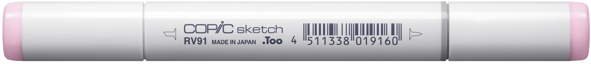 Copic Sketch Brush Pen, Doppelspitze – Pinselspitze + Medium Broad, alkoholbasiert, grau-rötlich