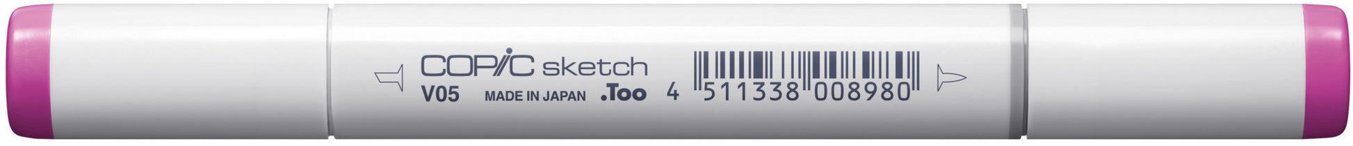 Copic Sketch Brush Pen, Doppelspitze – Pinsel + Medium Broad, alkoholbasiert, Azalee