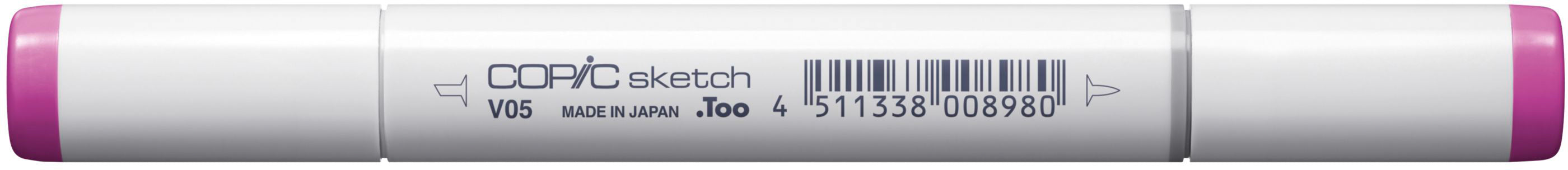 Copic Sketch Brush Pen, Doppelspitze – Pinsel + Medium Broad, alkoholbasiert, Azalee