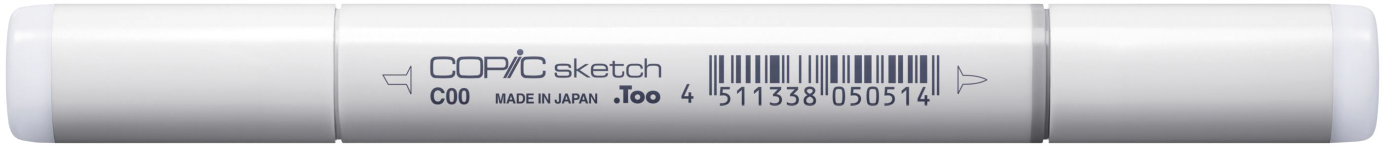 Copic Sketch Pinselstift, Doppelspitze – Kombi, Alkoholbasiert, C-00 Cool Grey
