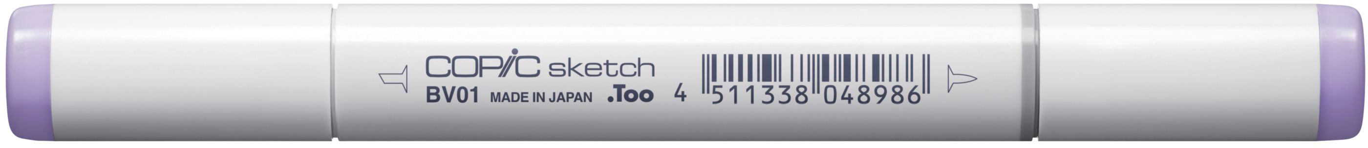 Copic Sketch Brush Pen – Doppelspitze, Kombi (Pinsel/Keil), alkoholbasiert, Violett