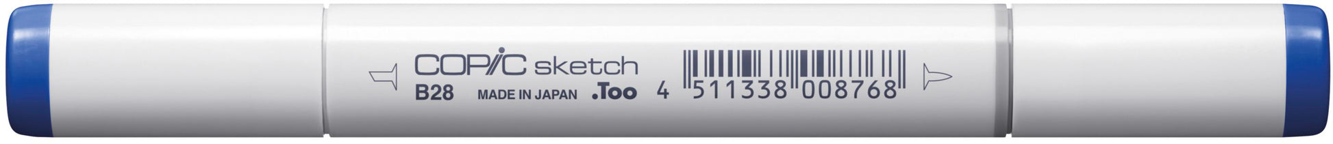 Copic Sketch Pinselstift, Doppelspitze – Pinsel + Medium Broad, alkoholbasiert, Royalblau