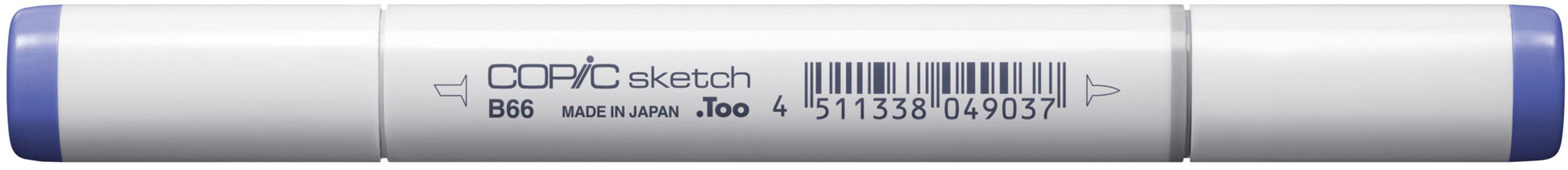 Copic Sketch Brush Pen, Doppelspitze – Pinselspitze + Medium Broad, alkoholbasiert, B66 Clematis