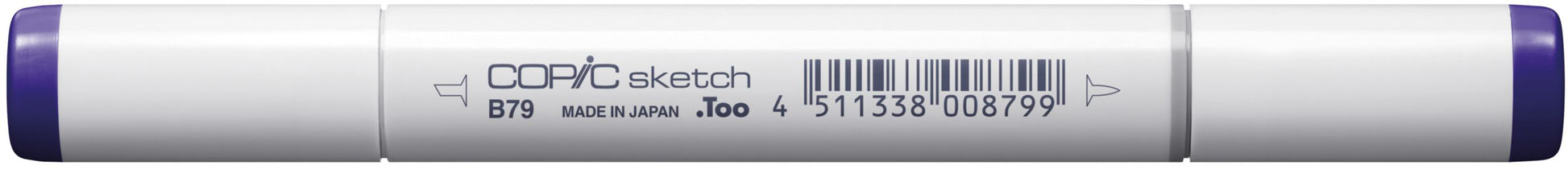 Copic Sketch Brush Pen, Doppelspitze – Pinselspitze + Medium Broad, alkoholbasiert, Iris