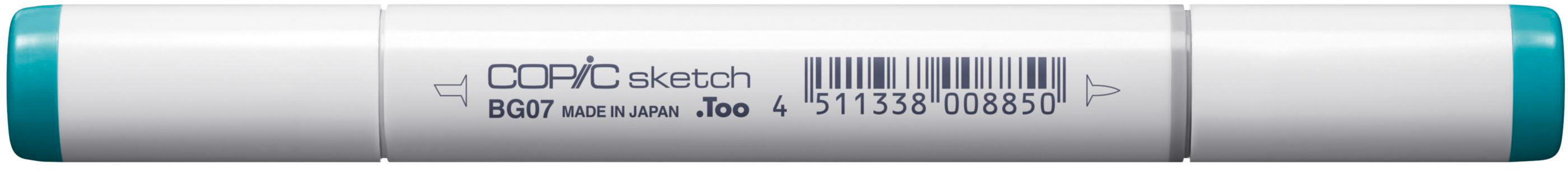 Copic Sketch Pinselstift, Doppelspitze – Kombi, alkoholbasiert, petroleumblau, für Copic Airbrush-System