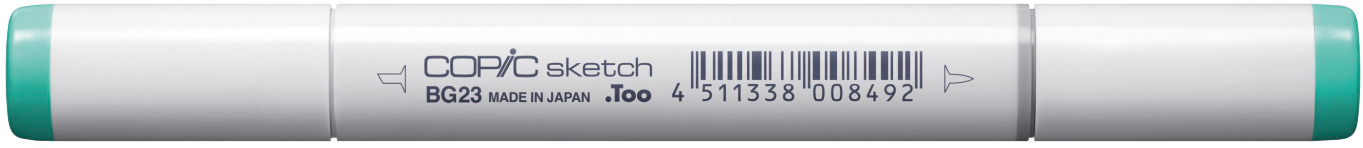 Copic Sketch Pinselstift, Doppelspitze – Pinsel- & Breitspitze, alkoholbasiert, BG23 Coral Sea