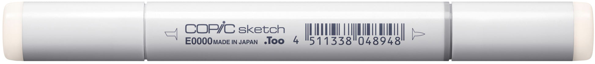 Copic Sketch E0000 Permanentmarker – Doppeltspitze (Pinsel/Keil) – Floral Weiss