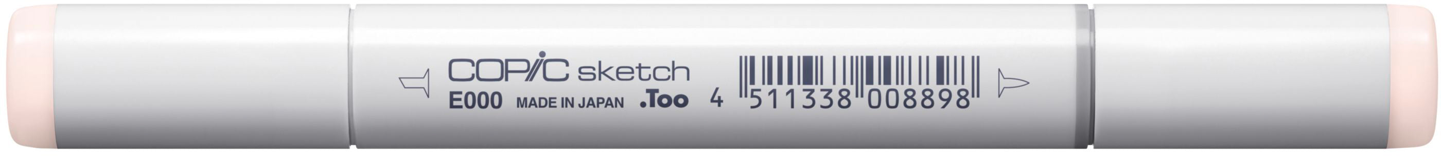 Copic Sketch Brush Pen, Doppelspitze – Pinselspitze + Medium Broad, alkoholbasiert, blassfruchtrosa