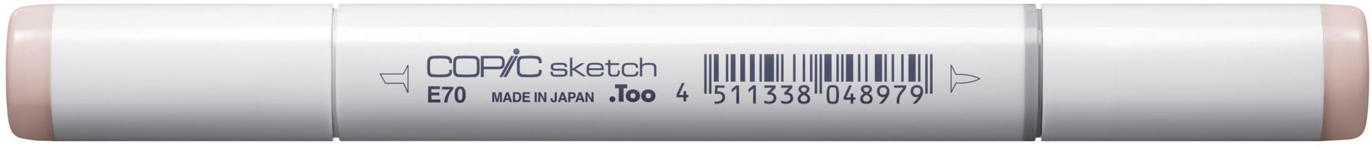 Copic Sketch Pinselstift, Doppelspitze – Kombi, Alkoholbasiert, E70 Ash Rose