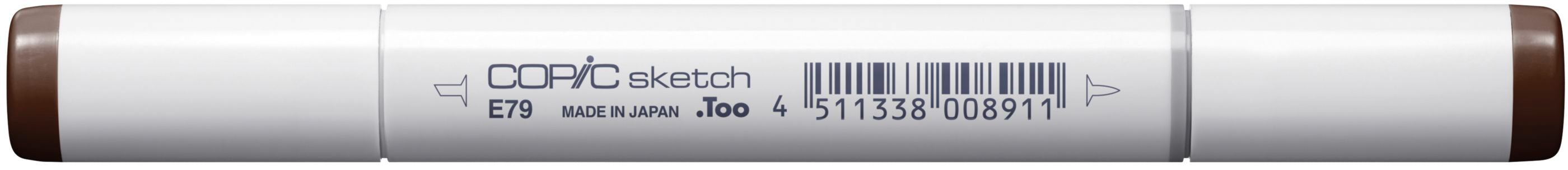 Copic Sketch Pinselstift, Doppelspitze – Pinselspitze + Medium Broad, alkoholbasiert, Cashew
