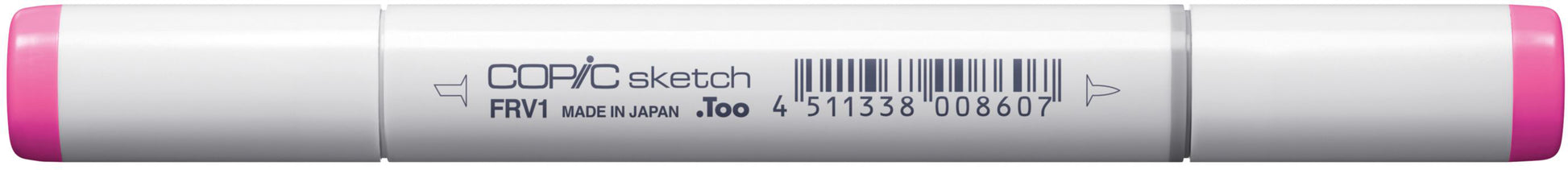 Copic Sketch Pinselstift, Doppelspitze – Kombi (Pinsel + Medium Broad), alkoholbasiert, Neonpink