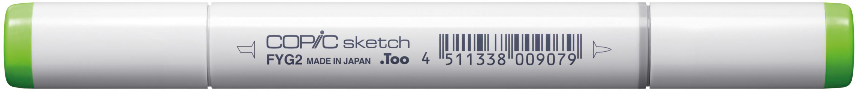 Copic Sketch Brush Pen Neon – Doppelspitze, Pinsel + Medium Broad, alkoholbasiert, fluoreszierend grün