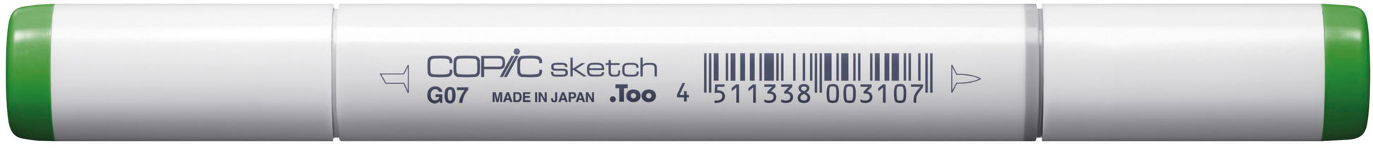 Copic Sketch Brush Pen, Doppelspitze – Kombi (Pinsel + Medium Broad), alkoholbasiert, G07 Nile Green