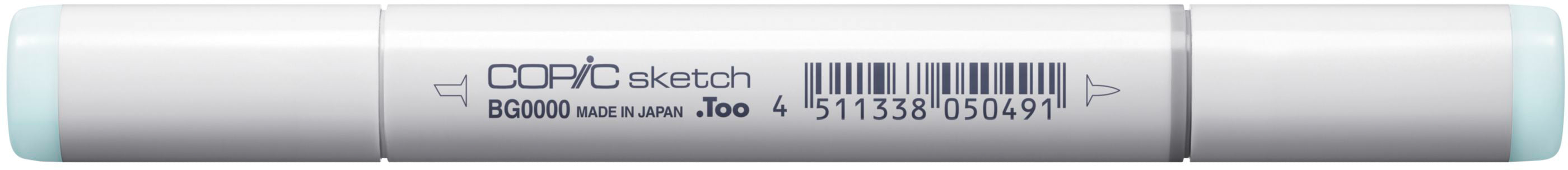 Copic Sketch Pinselstift, Doppelspitze – Kombi (Pinsel + Medium Broad), alkoholbasiert, Snow Green