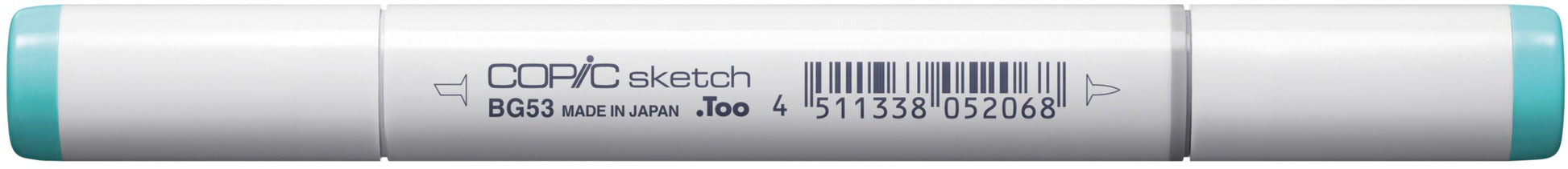 Copic Sketch Pinselstift – Doppelspitze, Kombi (Pinsel + Medium Broad), alkoholbasiert, BG53 Ice Mint