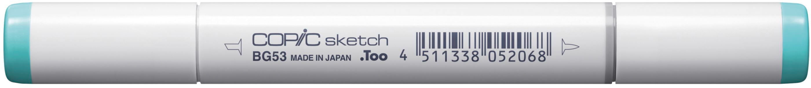Copic Sketch Pinselstift – Doppelspitze, Kombi (Pinsel + Medium Broad), alkoholbasiert, BG53 Ice Mint