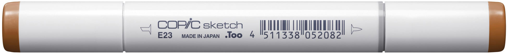 Copic Sketch Pinselstift, Doppelspitze – Pinselspitze + Medium Broad, alkoholbasiert, Haselnuss