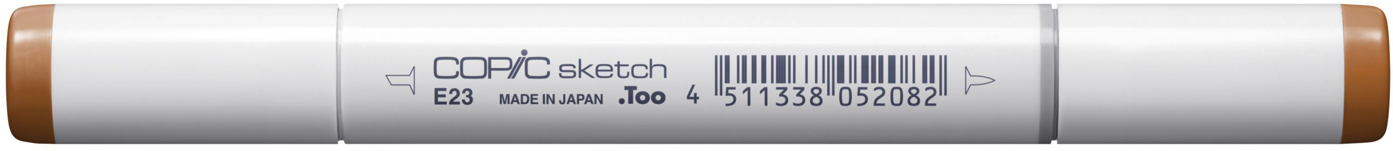 Copic Sketch Pinselstift, Doppelspitze – Pinselspitze + Medium Broad, alkoholbasiert, Haselnuss
