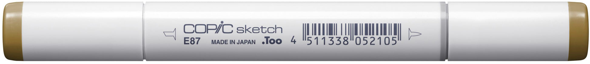 Copic Sketch Pinselstift, Doppelspitze – Kombi (Pinsel/Mittelbreit), alkoholbasiert, E87 fig