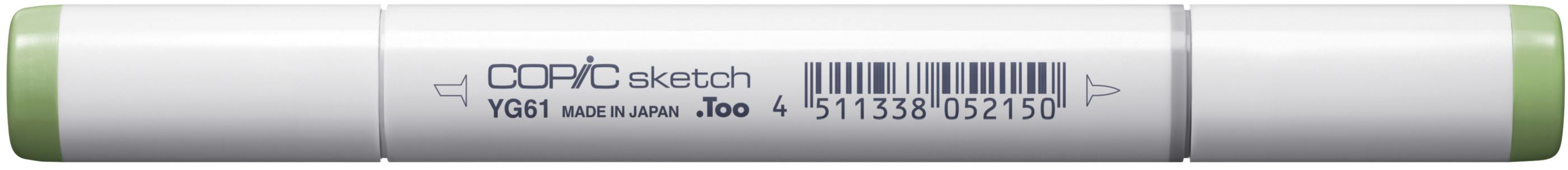 Copic Sketch Permanentmarker – Doppeltspitze (Pinsel & Medium) – Blasses Moos – für Copic Airbrushing-Layoutsyste