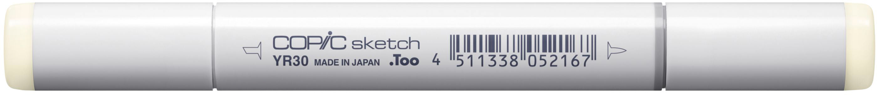 Copic Sketch Brush Pen, Doppelspitze – Kombi (Pinsel + Medium Broad), Alkoholbasiert, Macadamia (YR30)