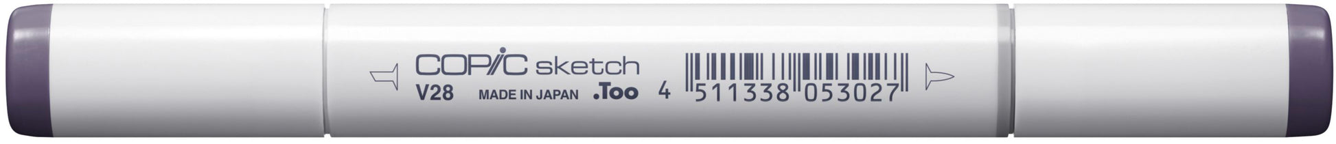 Copic Sketch Brush Pen – Doppelspitze, Pinsel + Medium Broad, alkoholbasiert, Aubergine