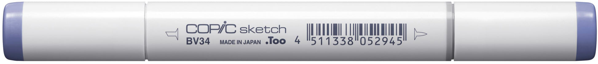 Copic Sketch Pinselstift – Doppelspitze, Kombi (Pinsel + Medium Broad), alkoholbasiert, Bluebell