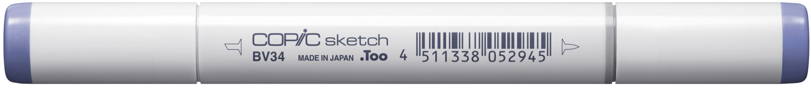 Copic Sketch Pinselstift – Doppelspitze, Kombi (Pinsel + Medium Broad), alkoholbasiert, Bluebell