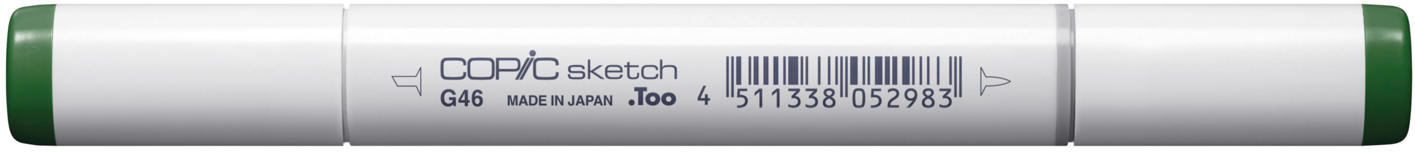 Copic Sketch Pinselstift, Doppelspitze – Pinselspitze + Medium Broad, alkoholbasiert, Mistletoe
