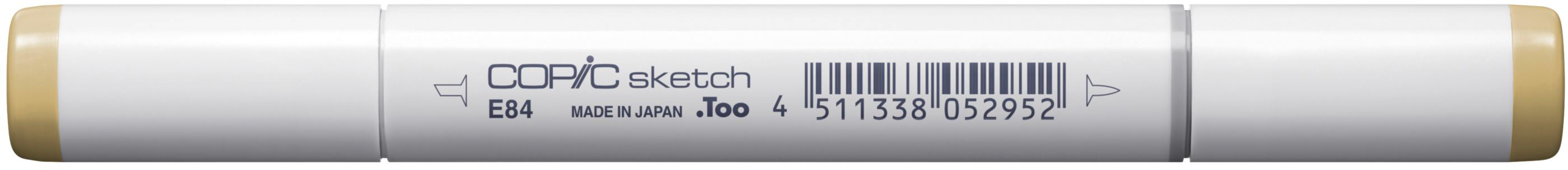 Copic Sketch Pinselstift, Doppelspitze – Kombi (Pinsel + Medium Broad), alkoholbasiert, Khaki