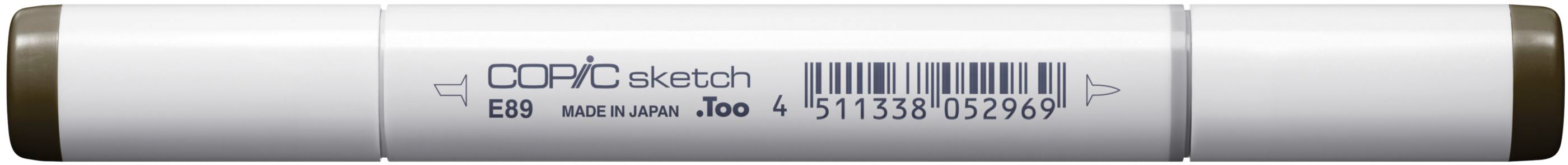 Copic Sketch Pinselstift, Doppelspitze – Kombi (Pinsel + Medium Broad), alkoholbasiert, Pecan