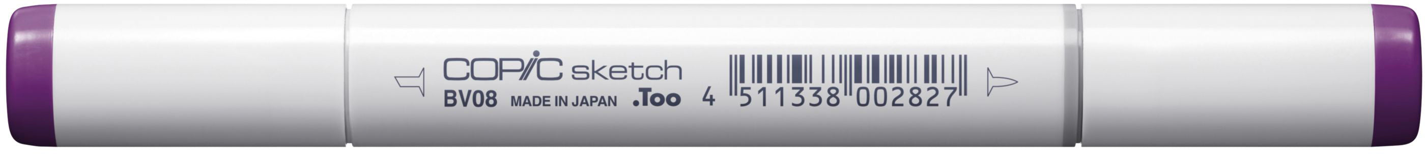 Copic Sketch Pinselstift, Doppelspitze – Kombi, alkoholbasiert, blauviolett