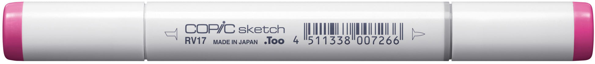 Copic Sketch Pinselstift, Doppelspitze – Kombi (Pinsel + Medium Broad), alkoholbasiert, RV17 Deep Magenta