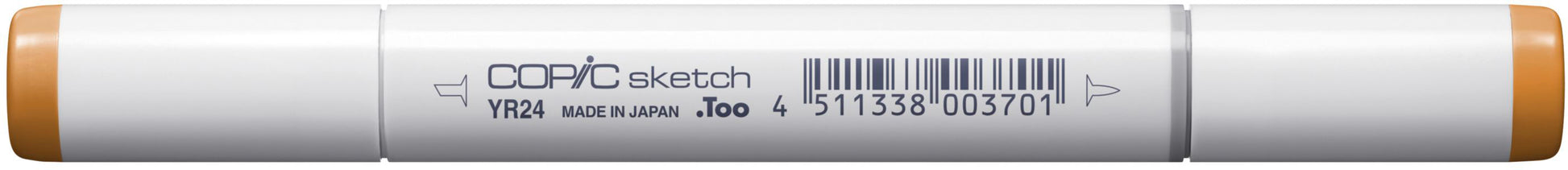 Copic Sketch Brush Pen, Doppelspitze – Pinsel/Mittelbreit, Alkoholbasiert, YR24 Blass Sepia